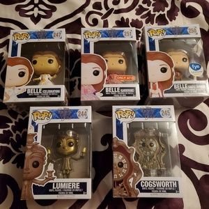Funko Pop live action Beauty & Beast, get them all